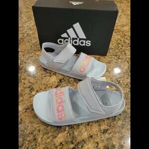 Adidas Women's Adilette Water Walking Comfort Sandals Color Gray FY8166 NEW 11